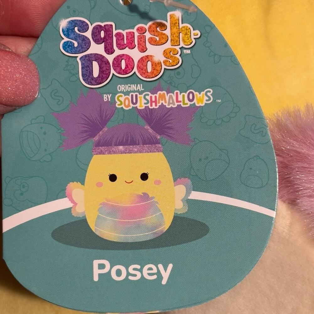 Squish-Doos Squishmallows Posey Stuffed Animal - Picture 3 of 8